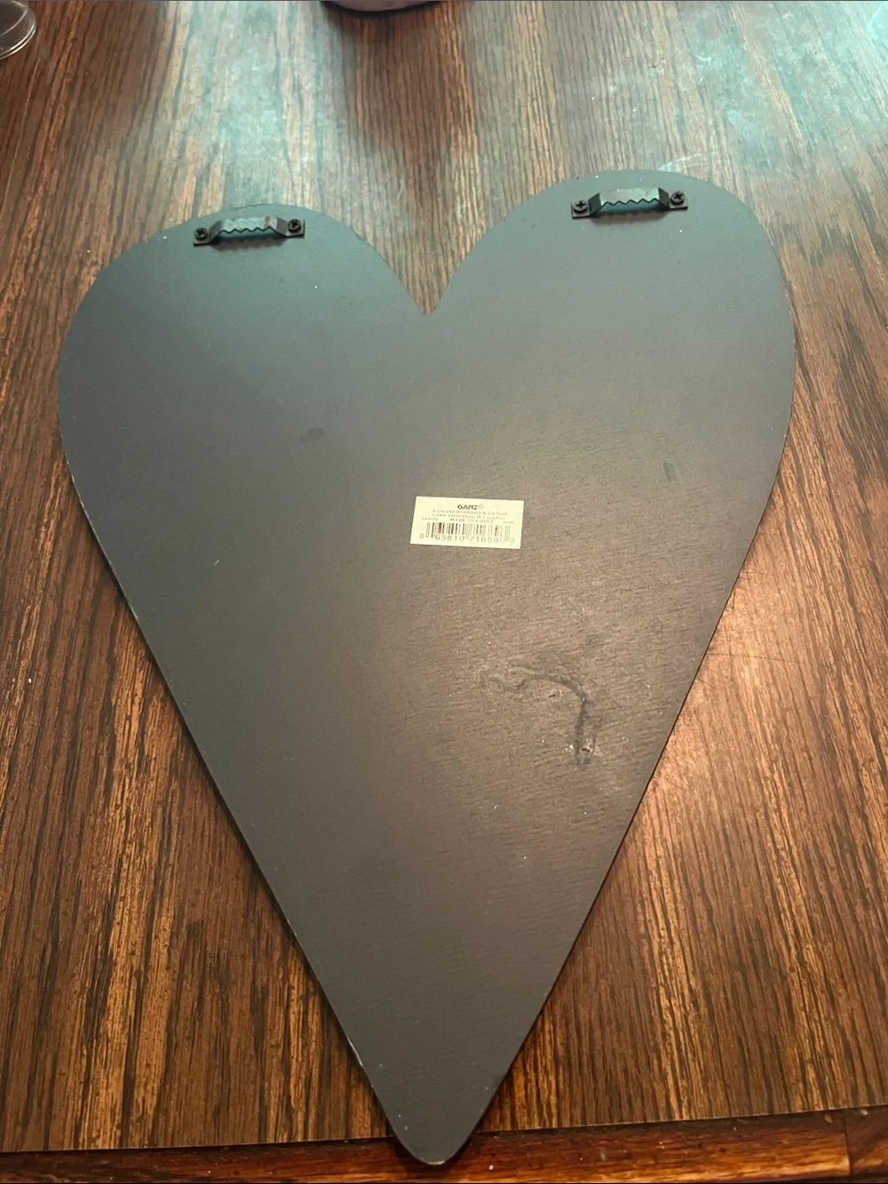 Rustic Heart Wall Accent Sign in Pastel Colors